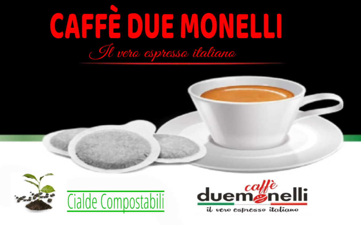 Cialde compostabili?. Si con Caffè Due Monelli